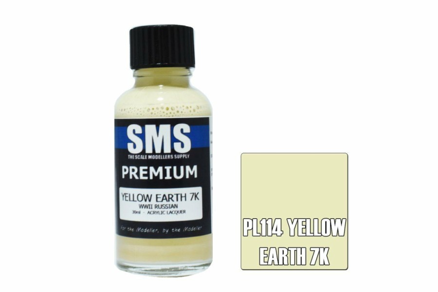 Scale Models * | Pl114 | Scale Modellers Supply Sms Premium Yellow Earth 7K 30Ml